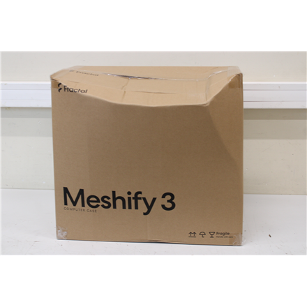 SALE OUT. Fractal Design Meshify 3 Ambience Pro RGB Black TG | SALE OUT. SALE OUT. Fractal Design Meshify 3 | Ambience P
