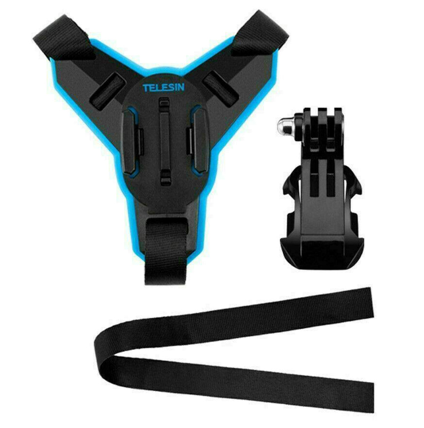 Motorcycle Helmet Chin Telesin + J-Hook Mount for sports cameras (GP-HBM-MT7) - Image 1