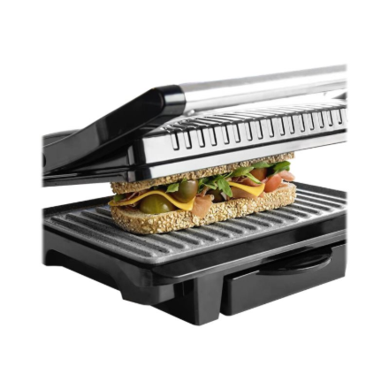 Cecotec Grill | Rock'nGrill 1000 | 1000 W | Electric Grill | Black/Stainless steel