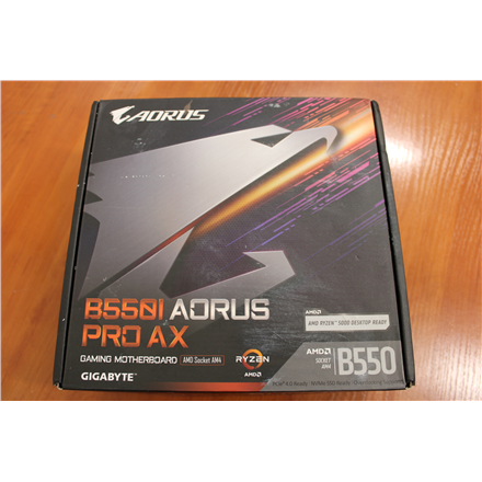 SALE OUT. Gigabyte | B550I AORUS PRO AX 1.0 | Processor family AMD | Processor socket AM4 | DDR4 DIMM | Memory slots 2 |