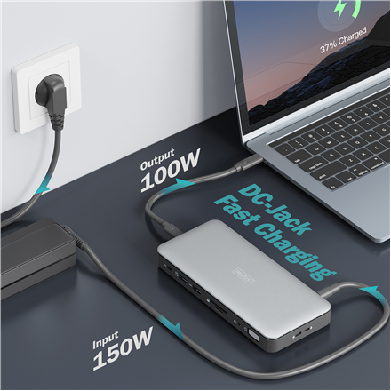 Digitus USB-C Docking Station, 11-port | DA-70917 | HDMI ports quantity 2 | Ethernet LAN