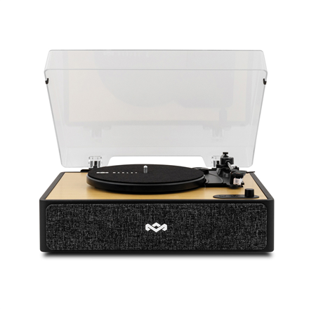Marley Turntable with Built-In Stereo Speakers | Rise Up | Bluetooth In/Out