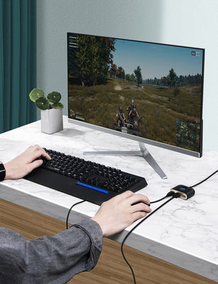 HUB Baseus Square USB-A to 1x USB-A 3.2 Gen 1 / 3x USB 2.0 with 1m cable - black