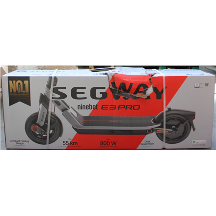 SALE OUT. Ninebot by Segway eKickScooter E3 Pro E | Segway E3 Pro E | eKickScooter | 800 W | Up to 25 km/h | 10 " | 24 m