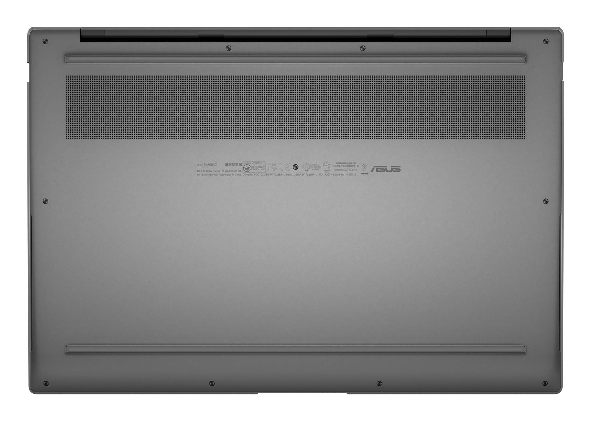Notebook ASUS UM5606GA-SS179W ZenBook Series CPU AMD Ryzen AI 9 465 2 GHz 16 " 2880 x 1800 pixels RAM 32 GB LPDDR5x-SDRAM SSD 1000 GB Discrete graphics Not available On-board graphics Yes OS installed Windows 11 Home Colour Grey Weight 1.5 kg