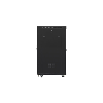 Lanberg | Rack cabinet 19" free-standing 22U/800x1000 (flat pack) with mesh door | FF01-8022-23BL | Black