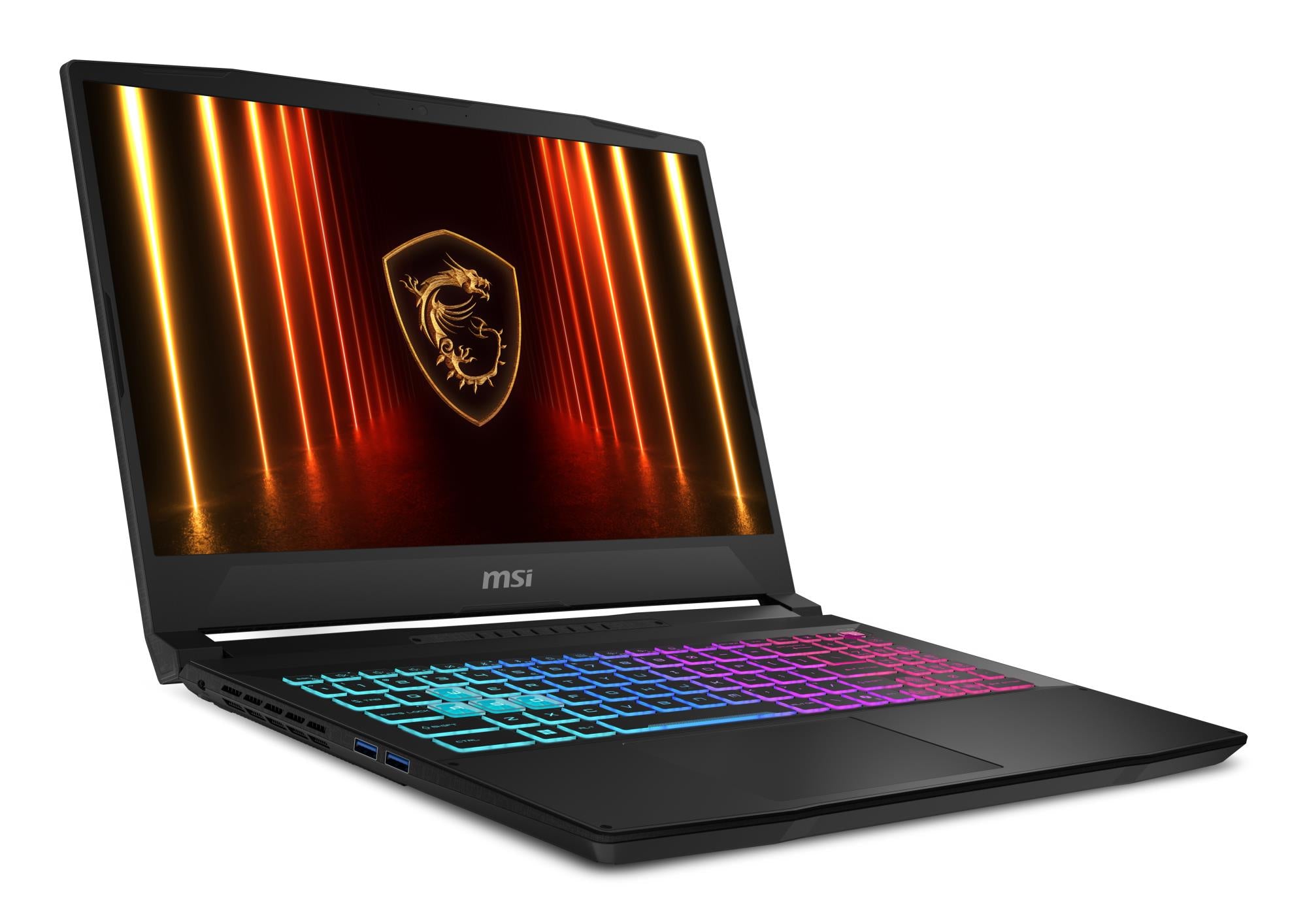 Notebook MSI Katana 15 HX B14WEK CPU Intel® CoreT i7 i7-14650HX 15.6 " 1920 x 1080 pixels RAM 16 GB DDR5-SDRAM SSD 1000 GB Discrete graphics NVIDIA GeForce RTX 5050 8 GB On-board graphics Yes Numeric keypad Yes OS installed Windows 11 Home Colour Black