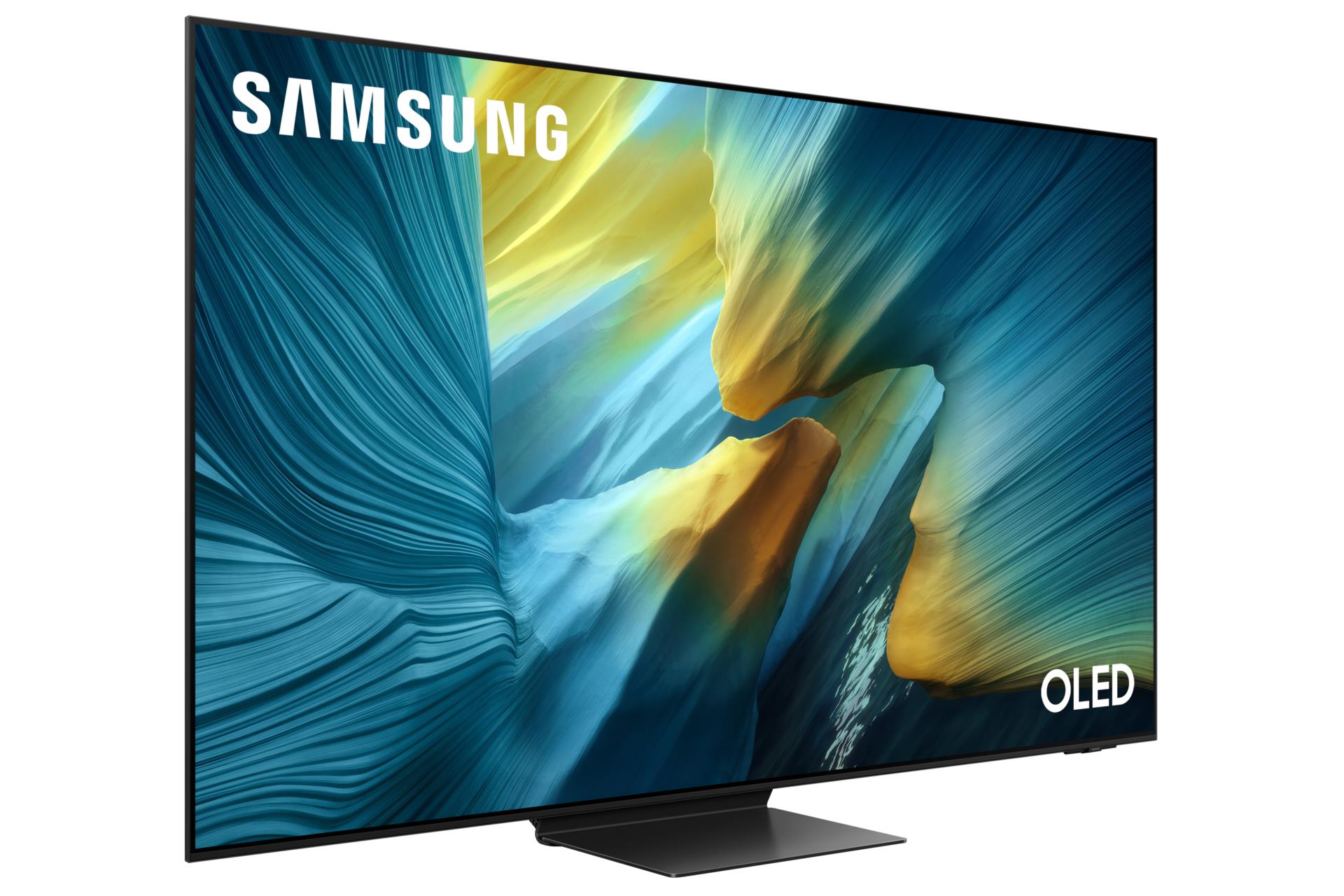 TV Set SAMSUNG 55" OLED/4K/Smart 3840x2160 Wireless LAN Bluetooth Tizen Black QE55S95FATXXH