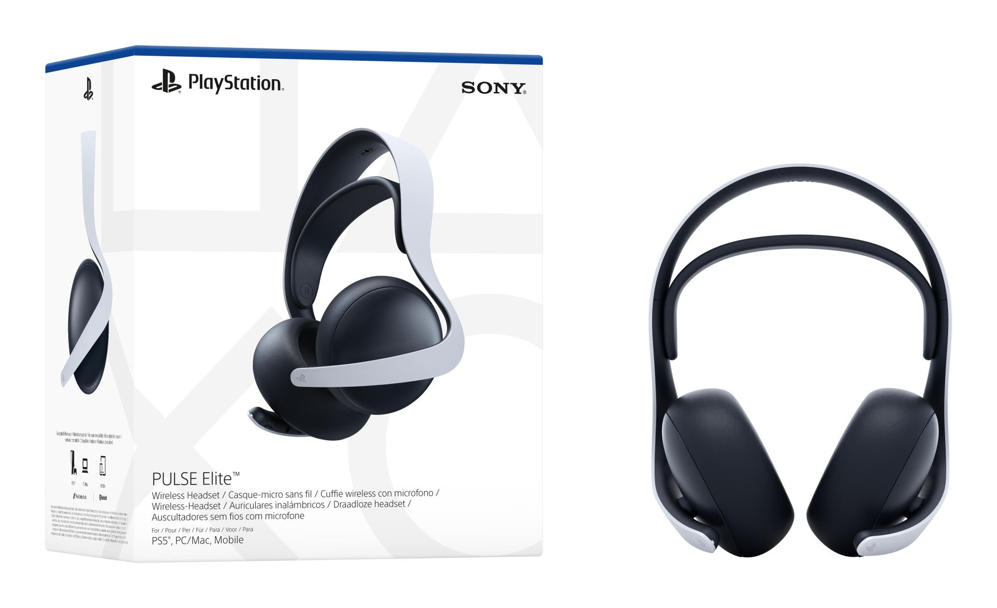 HEADSET WRL PULSE ELITE /PS5/WHITE/BLACK 711719572985 SONY
