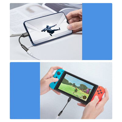 Baseus L54 adapter for USB-C headphones / mini jack 3.5mm DAC 24 bit 48 KHz - black