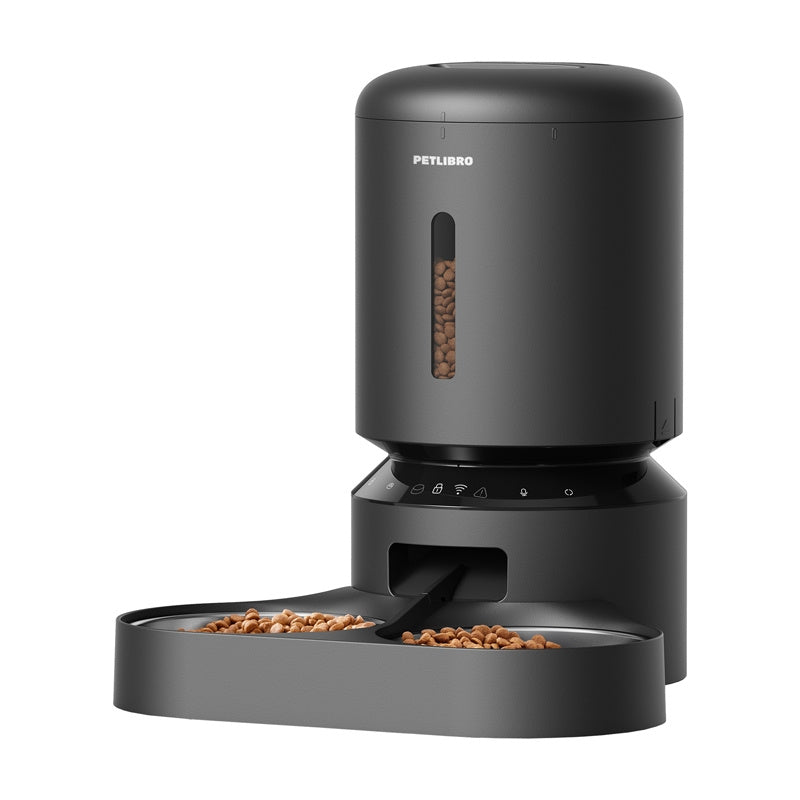 Petlibro Granary food dispenser with double bowl, Wifi, 5L(black) - Product Image 3