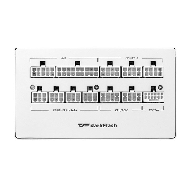 Darkflash PMT 80 Plus Gold 850W computer power supply (white)