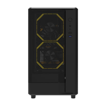 Darkflash DB330M Mesh-Computergehäuse (schwarz)