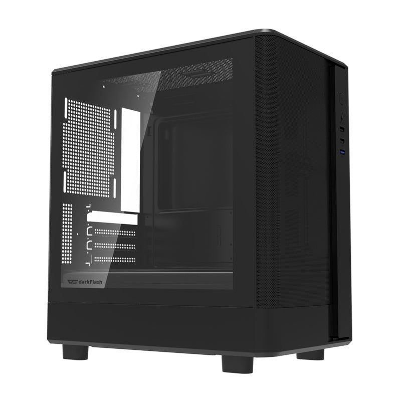 Darkflash DB330M Mesh-Computergehäuse (schwarz)