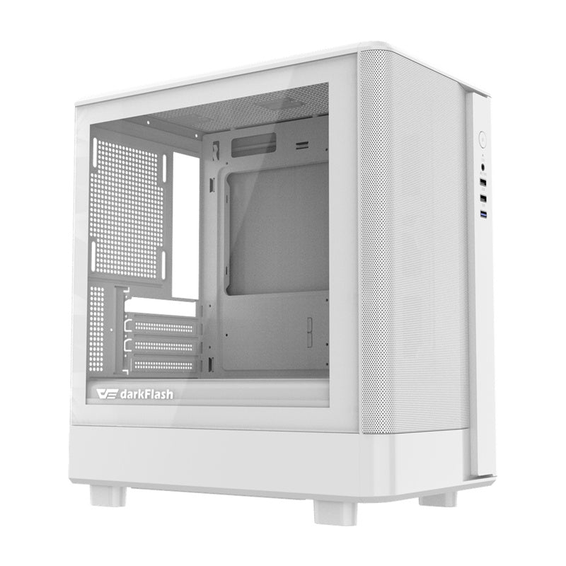 Darkflash DB330M Mesh-Computergehäuse (weiß)