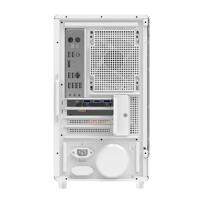 Darkflash DB330M Mesh-Computergehäuse (weiß)