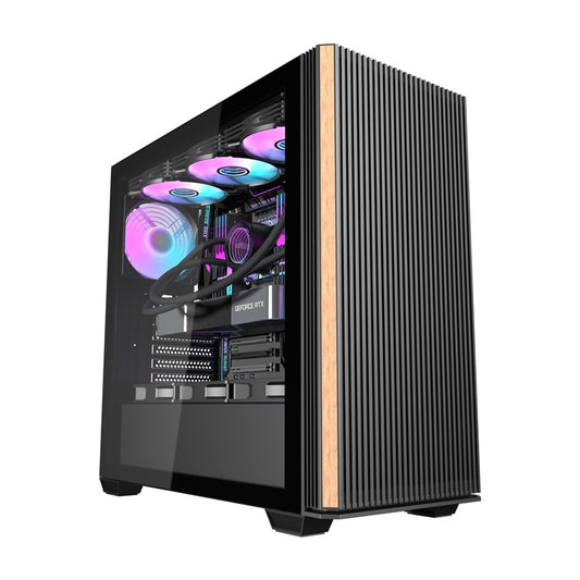 Darkflash DS900WS computer case (black) + 4 fans - Product Image 1