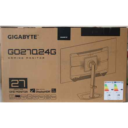 SALE OUT. GIGABYTE MONITOR 27" WOLED GO27Q24G | Gigabyte SALE OUT. | GO27Q24G | 27 " | WOLED | QHD | 240 Hz | 0.03 ms | 