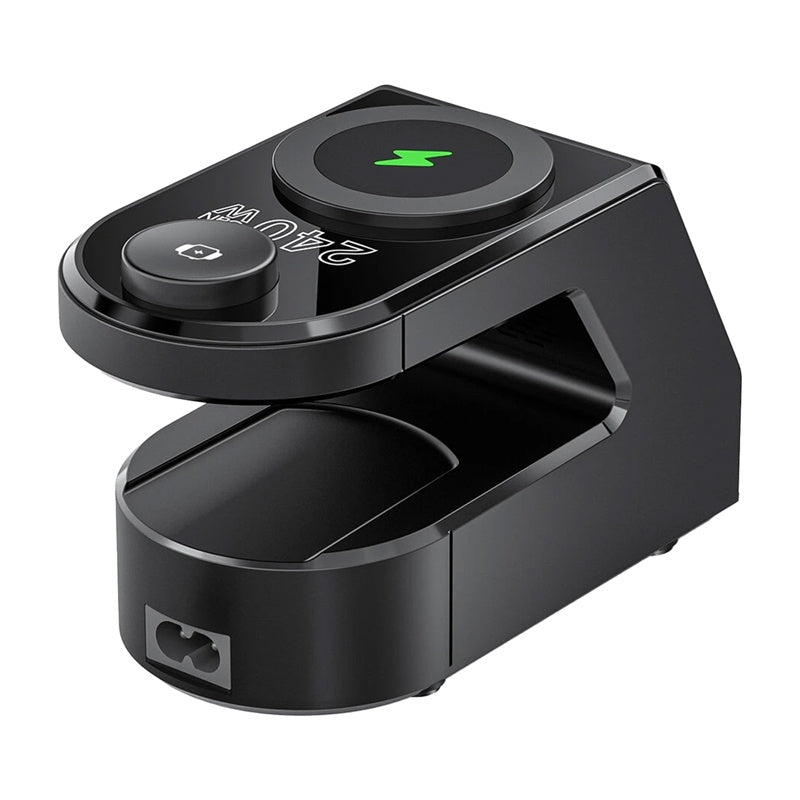 Blitzwolf BW-FW10 alarm clock with charger 2xUSB-A, 4xUSB-C, 240W - Product Image 3