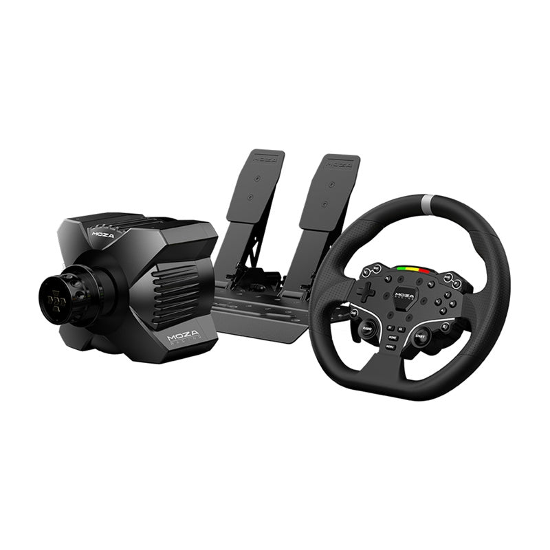 Gaming set - R3 base + ES steering wheel + SRP-Lite pedals + clamps Moza Racing R3 RS074 (PC) - Product Image 2