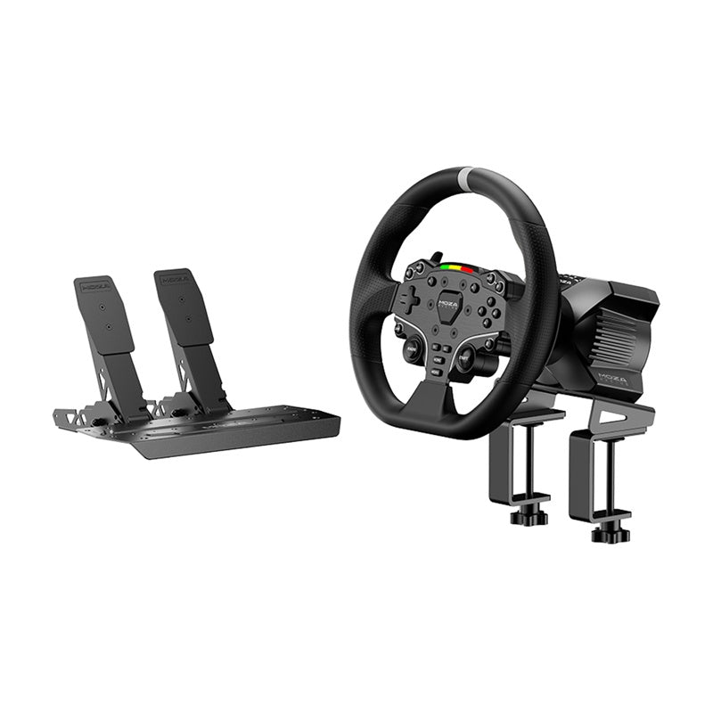 Gaming set - R3 base + ES steering wheel + SRP-Lite pedals + clamps Moza Racing R3 RS074 (PC) - Product Image 1