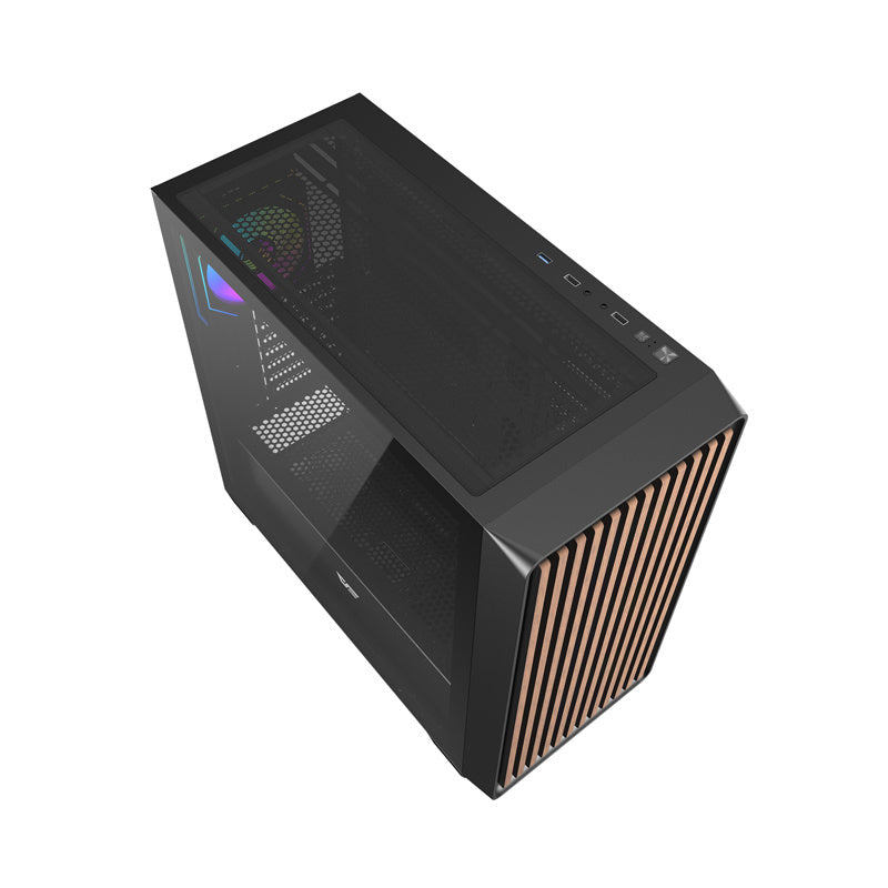 Darkflash DS900WD ATX computer case (black) + 4 fans - Product Image 3
