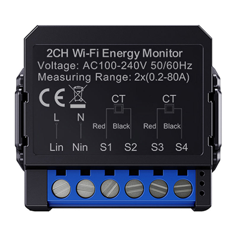 Avatto WiFi WPM16-2 smart bi-directional energy meter - Product Image 2