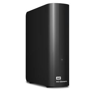 External HDD WESTERN DIGITAL Elements Desktop 6TB USB 3.0 Drives 1 Black WDBWLG0060HBK-EESN
