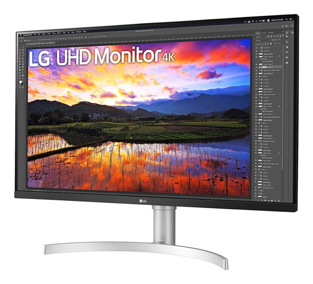 LCD Monitor LG 32UN650K-W 31.5" 4K Panel IPS 3840x2160 16:9 5 ms Speakers Height adjustable Tilt 32UN650K-W