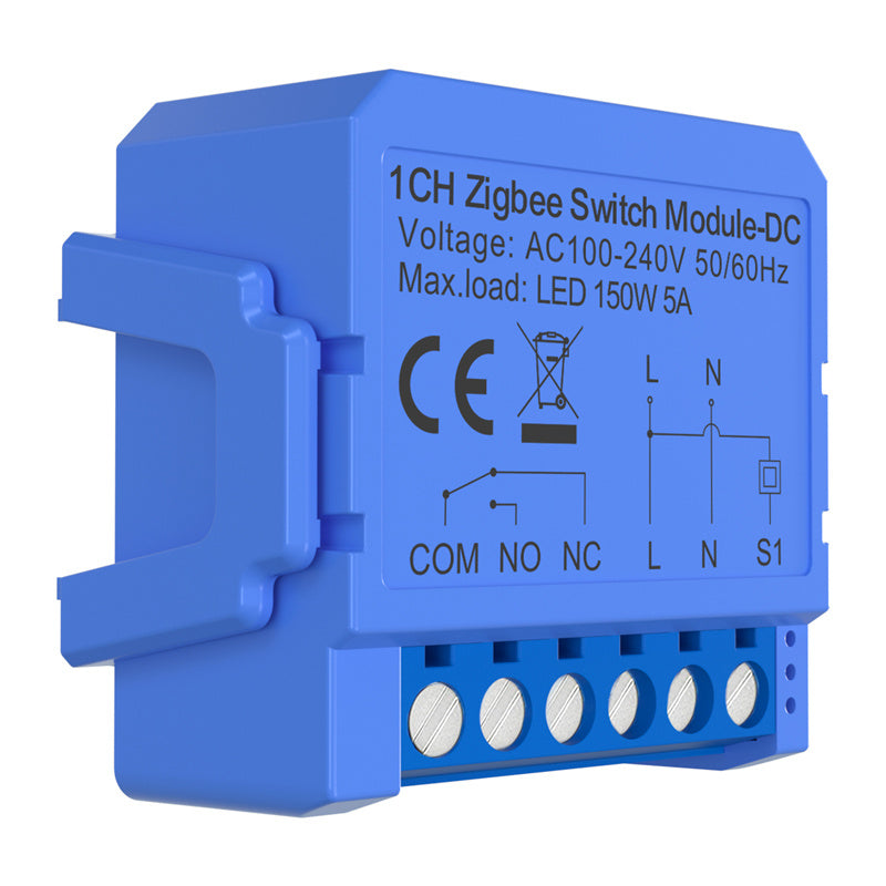 1-channel ZigBee switch module with voltage-free contact Avatto ZWSM16-DC32V-1 - Product Image 2