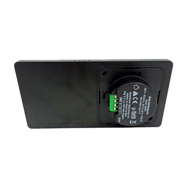 Dual Control Panel Shelly Wall Display X2 WiFi/BLU (black) + BLU H&T - Product Image 3