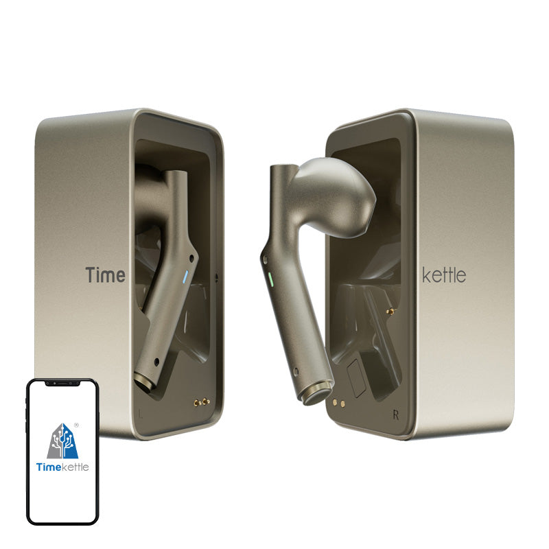 TIMEKETTLE W4 Translation Earbuds (Gold) - Image 1