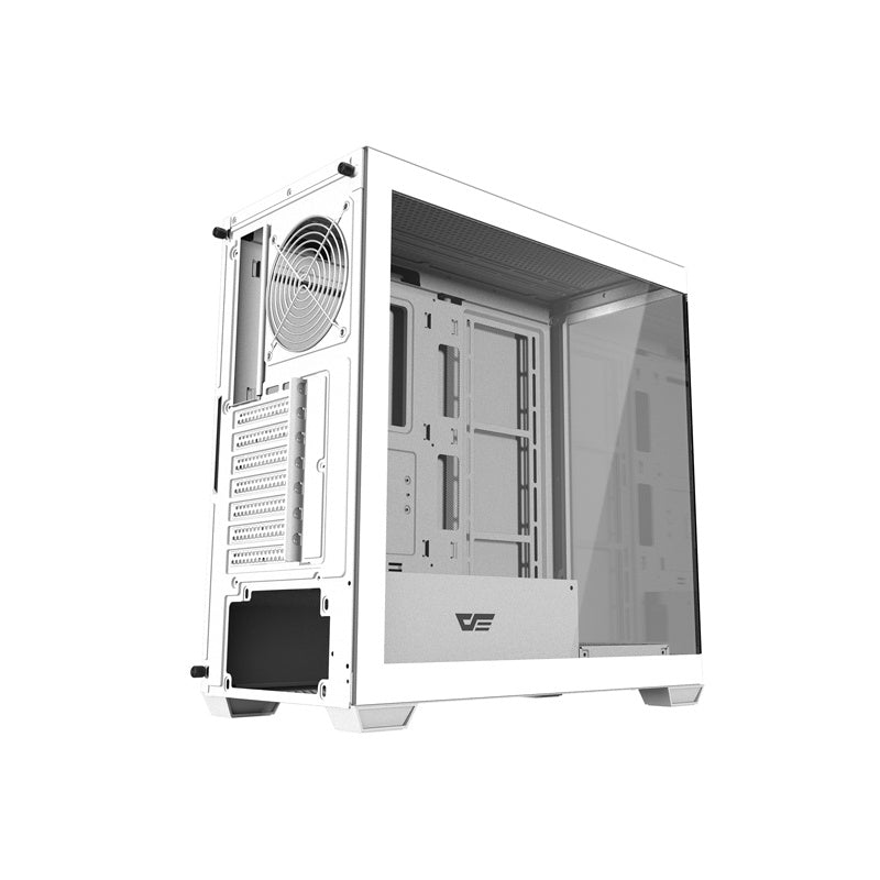 Darkflash DS900W computer case without fans (White) - Product Image 8