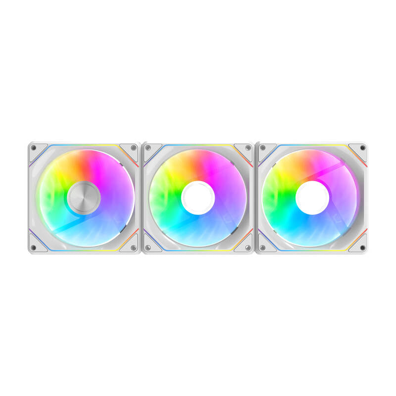 Darkflash Gauss G24 3-in-1 computer fans (white) - Image 1