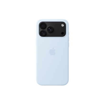 APPLE iPhone 18 Pro Max Silicone Case with MagSafe - Crisp Blue | Apple