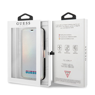 Guess GUFLBKN58BLD iPhone 11 Pro silver/silver book Iridescent