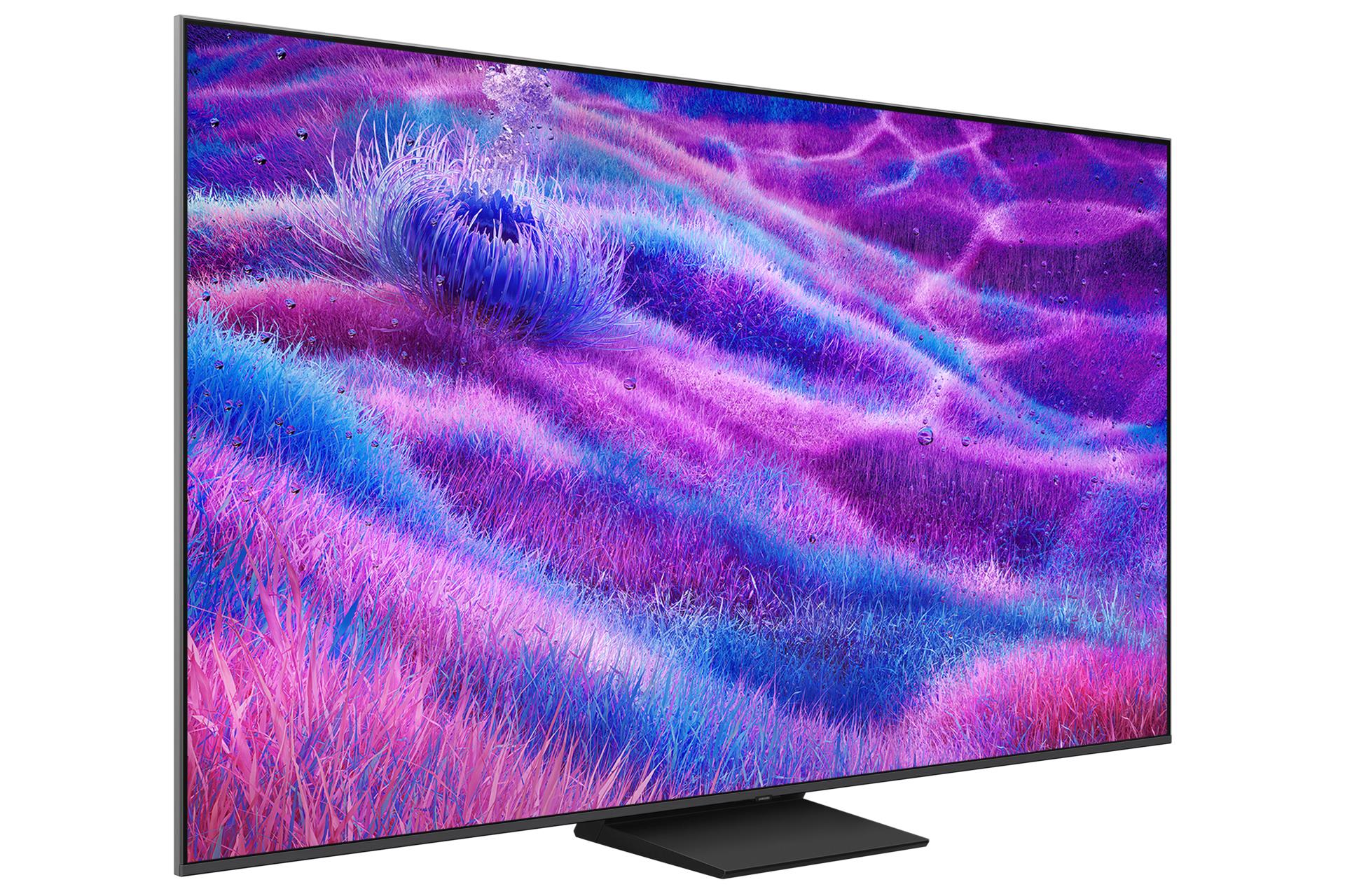 TV Set SAMSUNG 85" 4K/Smart QLED 3840x2160 Tizen Grey QE85QN80FAUXXH