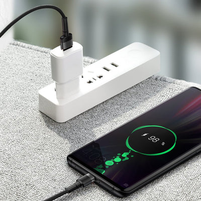 Baseus Cafule cable USB Type C SuperCharge 40W Quick Charge 3.0 QC 3.0 1m gray-black (CATKLF-PG1)