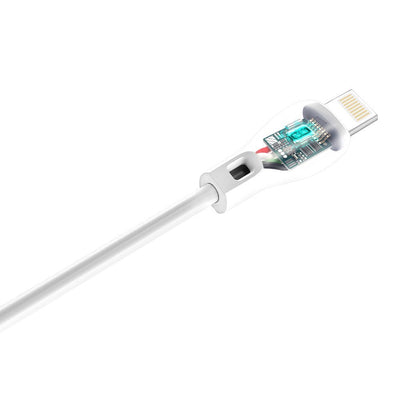 Dudao cable USB / Lightning cable 2.4A 1m white (L4L 1m white)