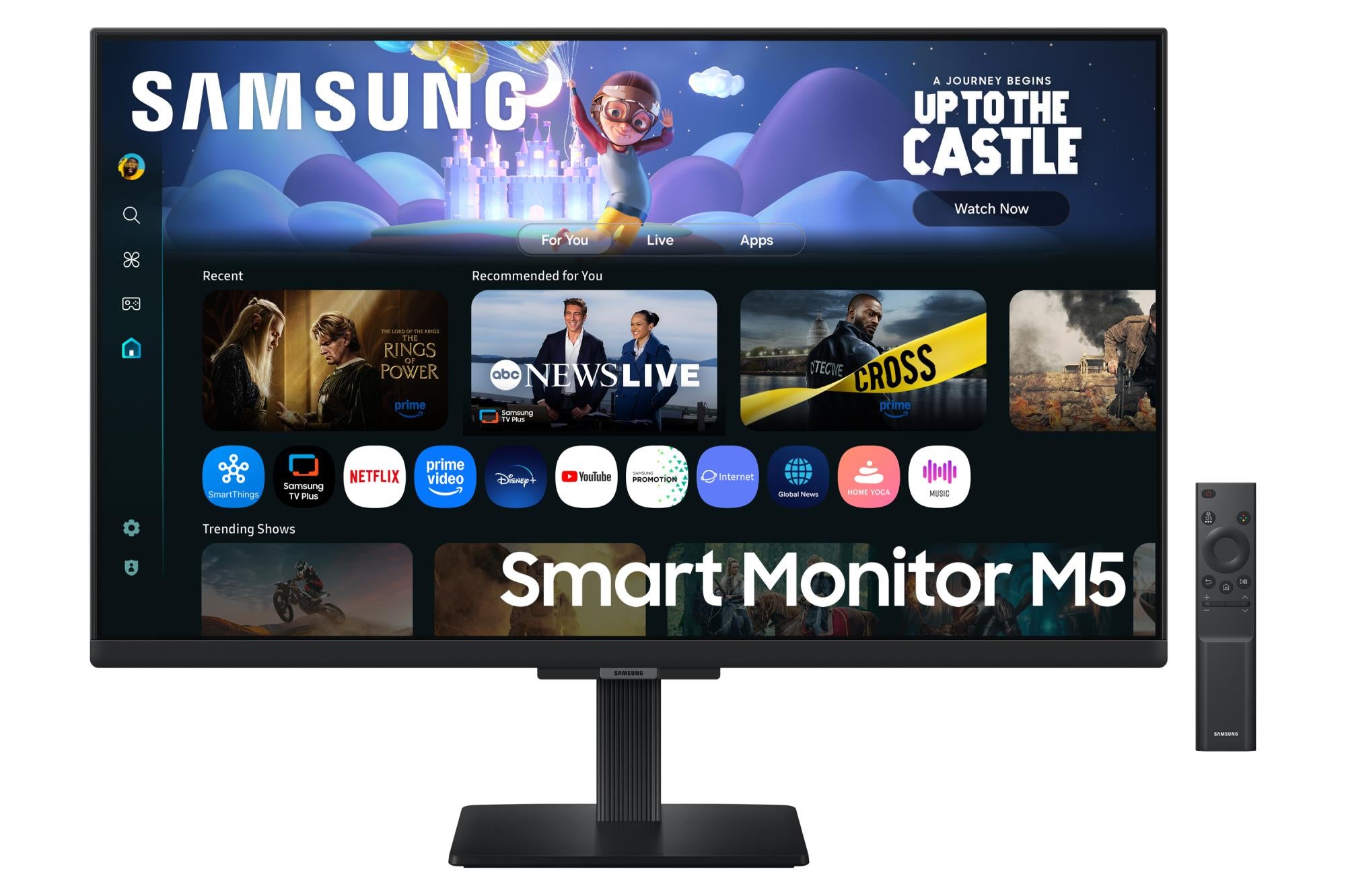 LCD Monitor SAMSUNG 27 " 1920 x 1080 pixels Full HD Native aspect ratio 16:9 LCD Flat LS27FM500EUXEN
