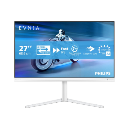 Philips | 27M2N5901A/00 | 27 " | Fast IPS | UHD | 16:9 | 160 Hz | 1 ms | 3840 x 2160 pixels | 350 cd/m² | HDMI ports qua