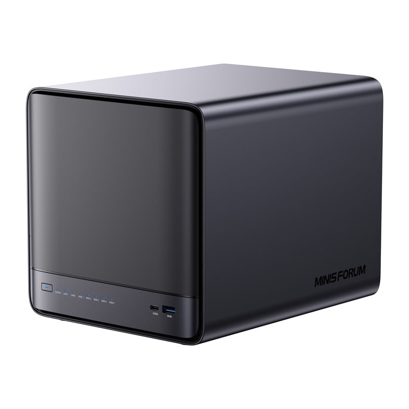 MINI-PC Minis Forum NAS N5 Pro AMD Ryzen AI 9 HX Pro 370, 32GB+128GB O - Product Image 1