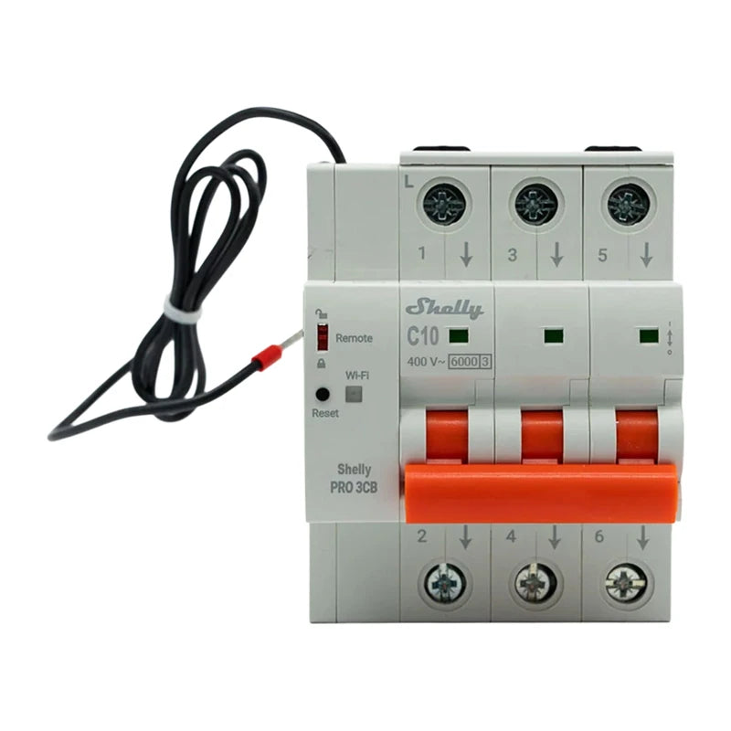 Miniature Circuit Breaker SHELLY Pro 3CB C10 - Image 1