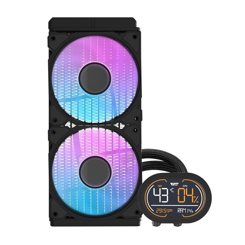 Darkflash DH240D v2 CPU water cooler (black) - Product Image 3
