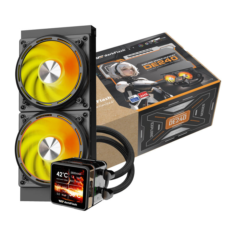 CPU water cooling DE240 (black) - Product Image 4