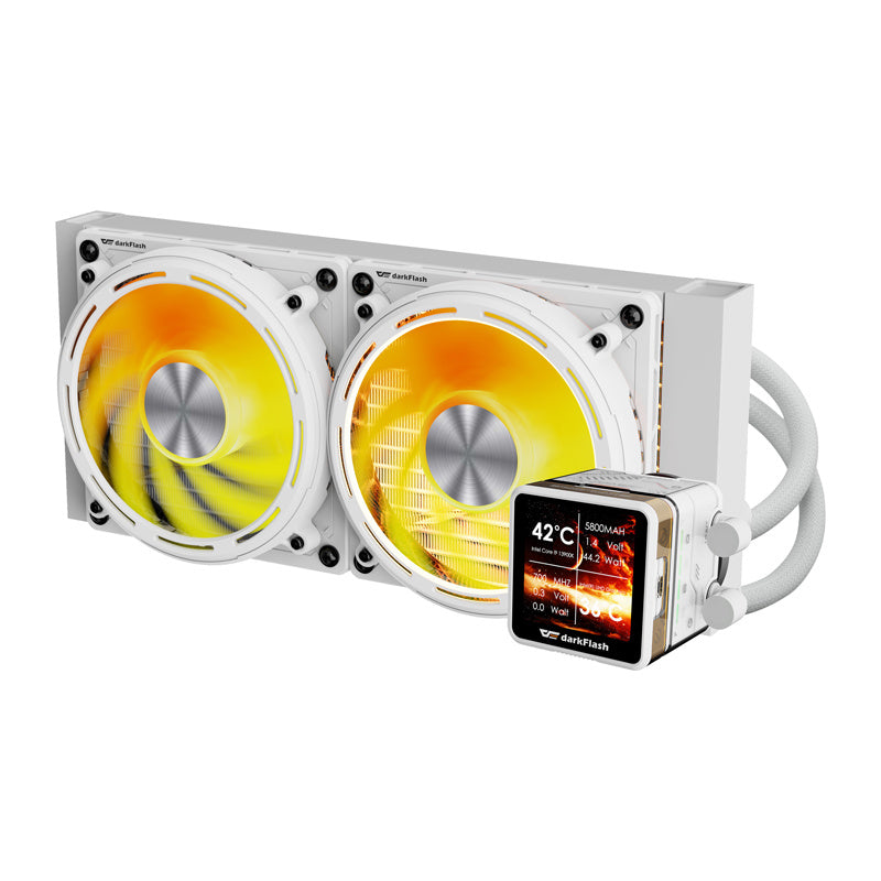 Water cooling for the processor DE240 (white) - Product Image 1