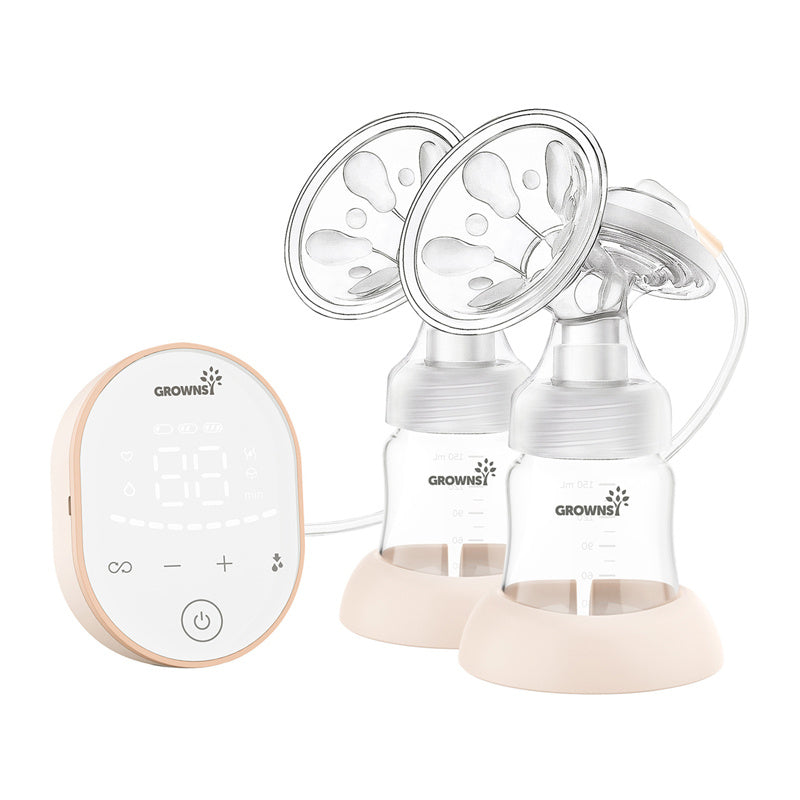 Grownsy double breast pump (pink) - Product Image 1