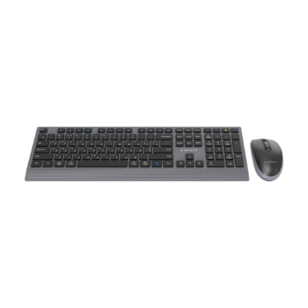 Gembird KBS-WPS-02-CYRL | Keyboard and Mouse Set | Wireless | Cyrillic | Bluetooth | Black