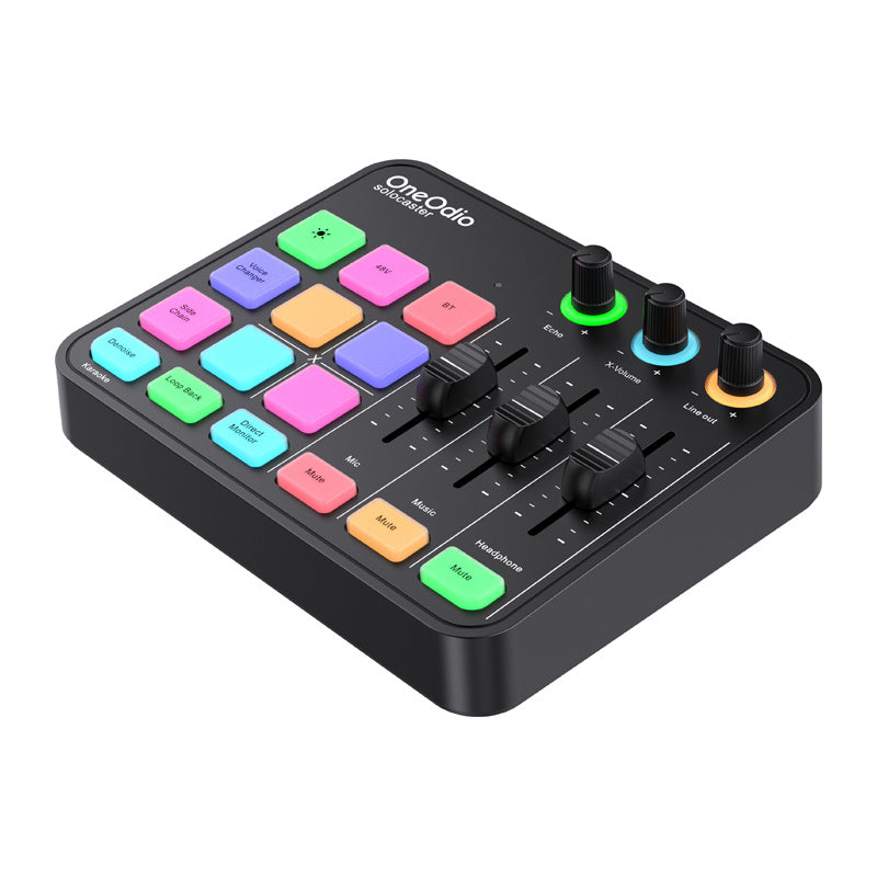 OneOdio Solocaster Audio Mixer and Sound Card - Product Image 3