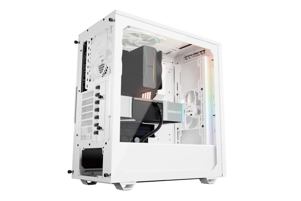 Case BE QUIET PURE BASE 501 DX MidiTower Case product features Transparent panel Not included ATX MicroATX MiniITX Colour White BGW77
